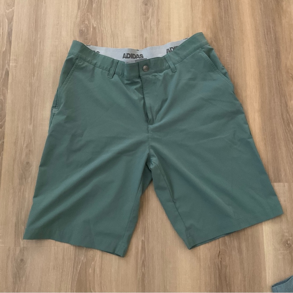 Adidas Men's Athletic Shorts in Forest Green